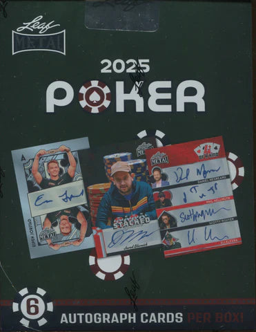 2025 Leaf Metal Poker Hobby Box