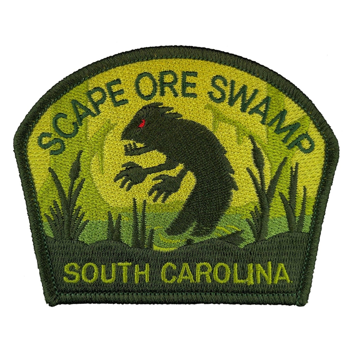 Scape Ore Swamp, South Carolina Travel Patch: Iron-on
