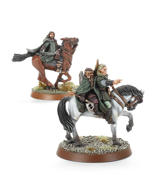 Games Workshop Middle-Earth SBG: The Three Hunters Mounted