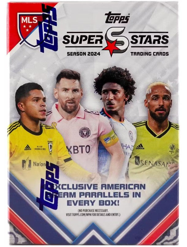 2024 Topps Superstars MLS Major League Soccer 9-Pack Blaster Box
