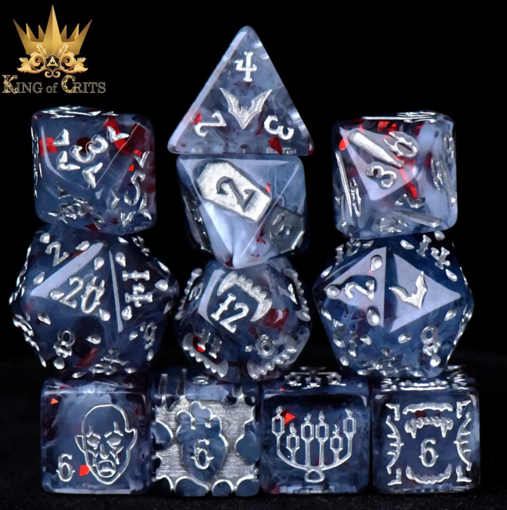 Vampiric Bloodline - 11 Dice Set