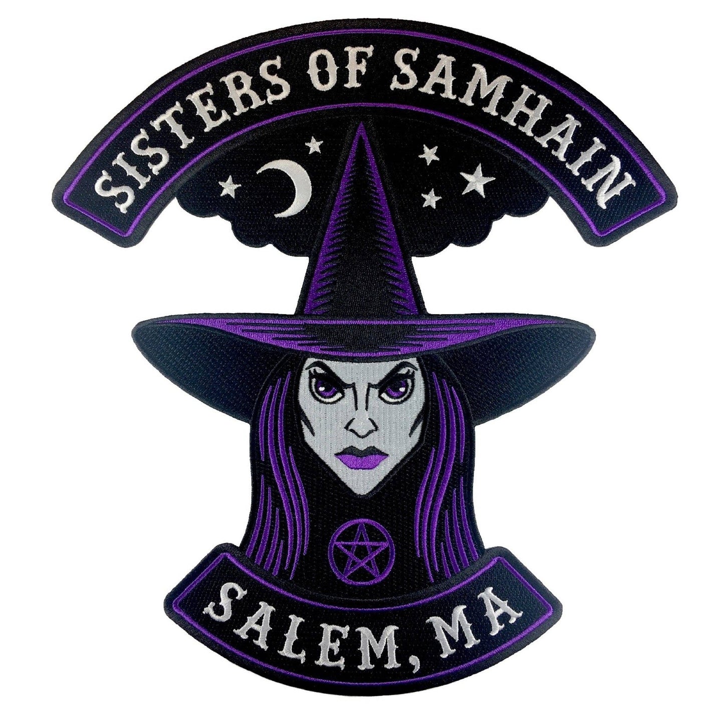 Sisters Of Samhain Witch Back Patch: Iron-on