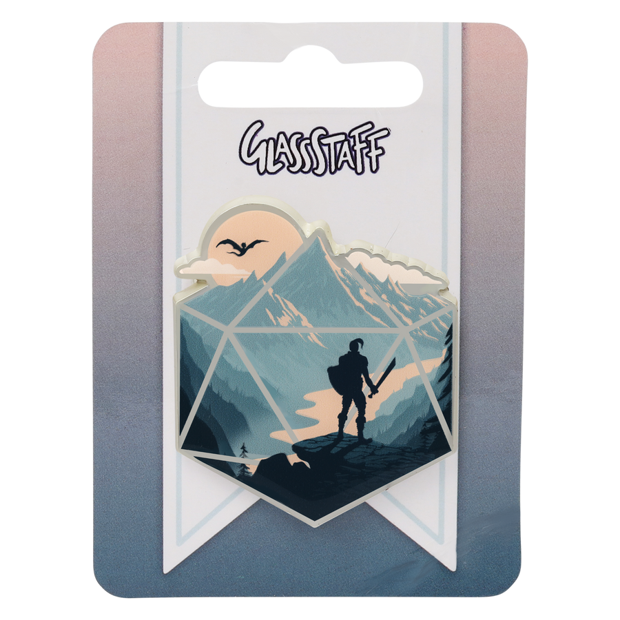 Enamel Pin: D20 Champion