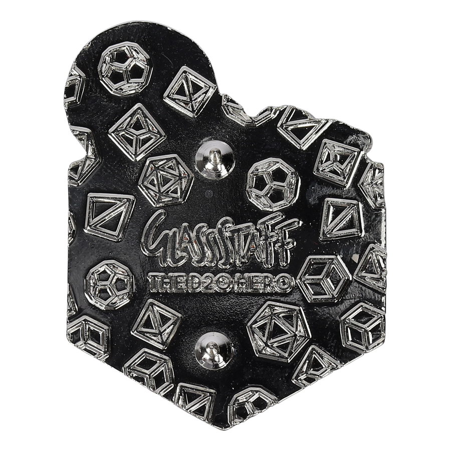 Enamel Pin: D20 Hero