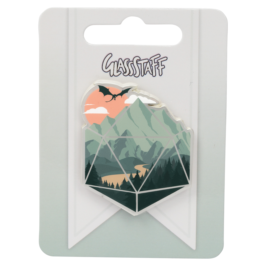 Enamel Pin: Scenic D20