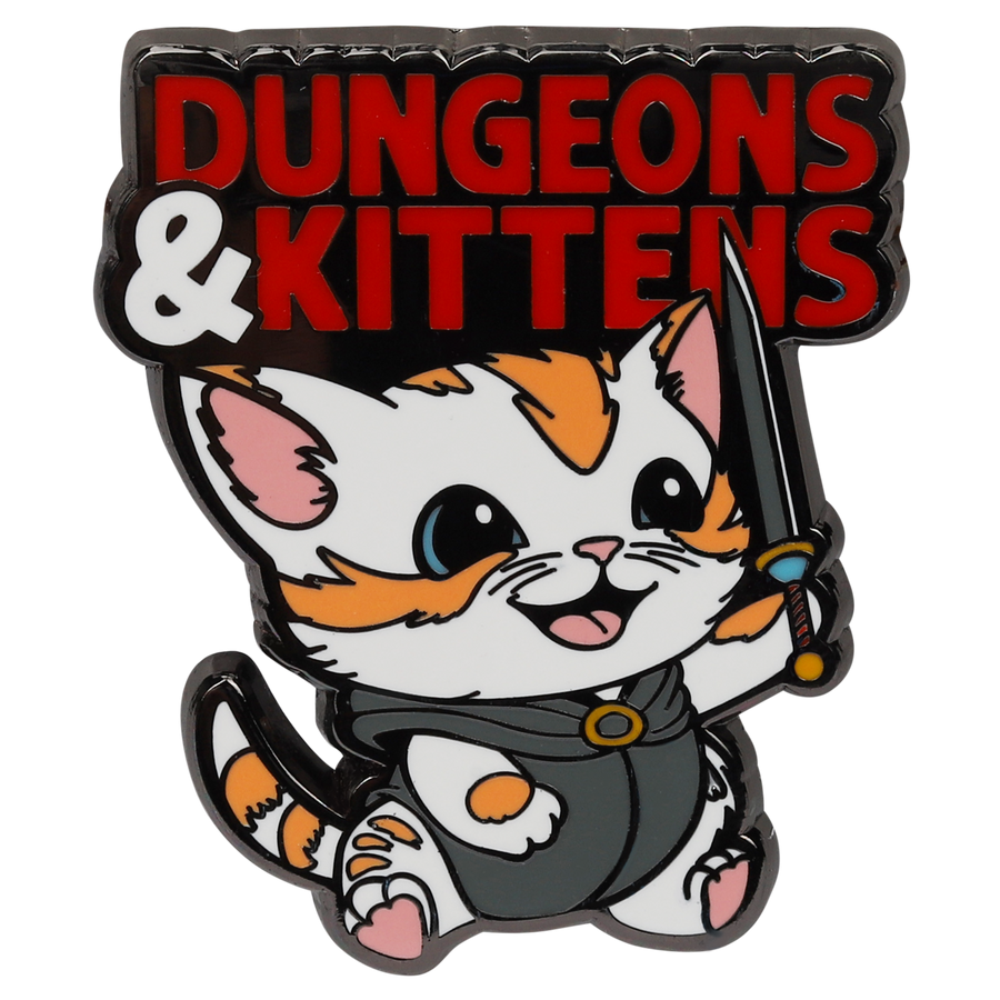 Enamel Pin: Dungeons & Kittens