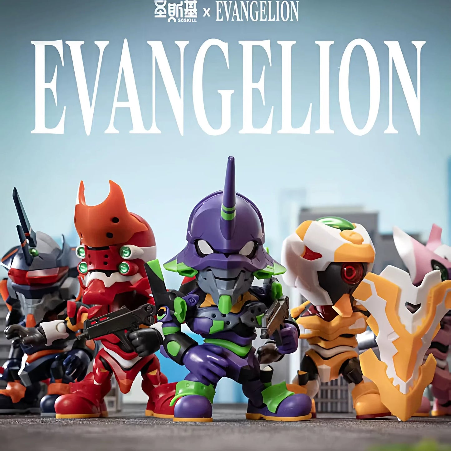 SOSKILL X Evangelion Blind Box Model Kit