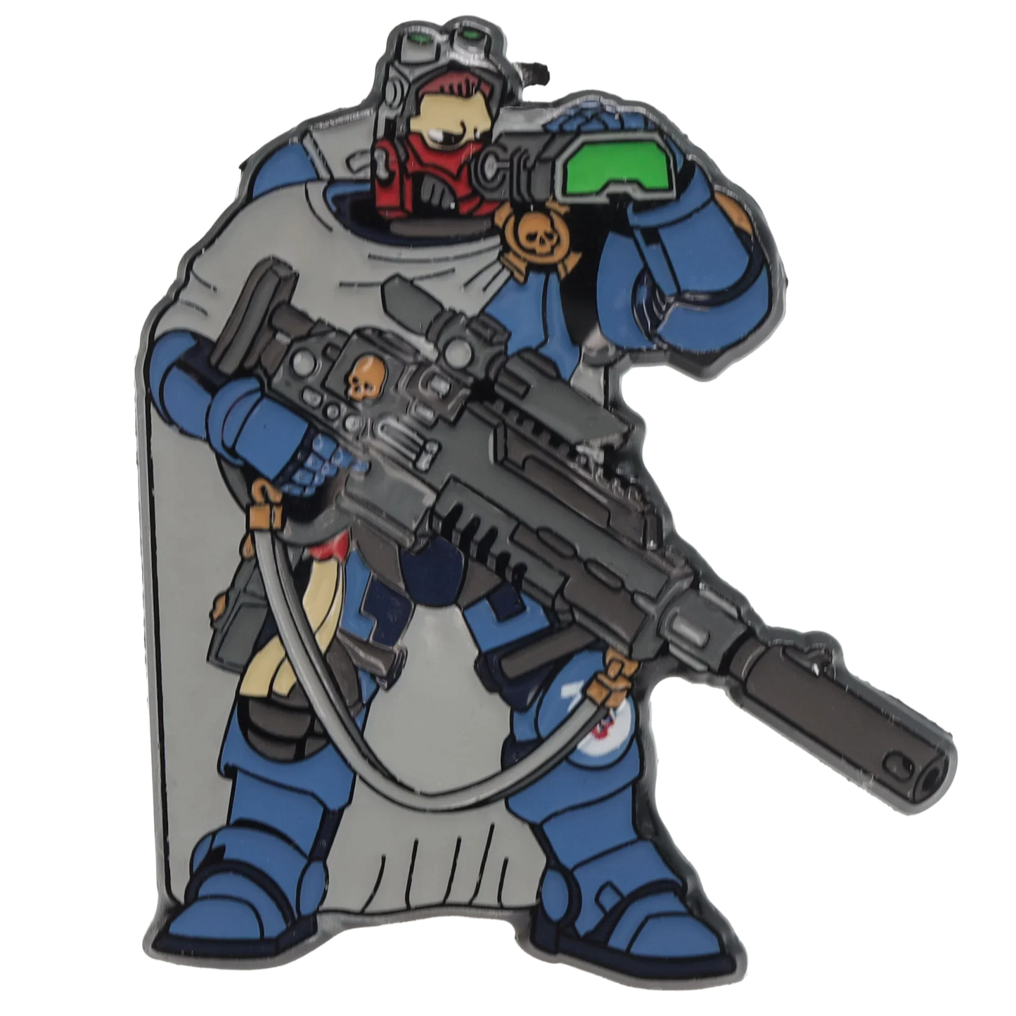 Foam Brain Mystery Loot: 40K Enamel Pins - Ultramarines vs Tyranids