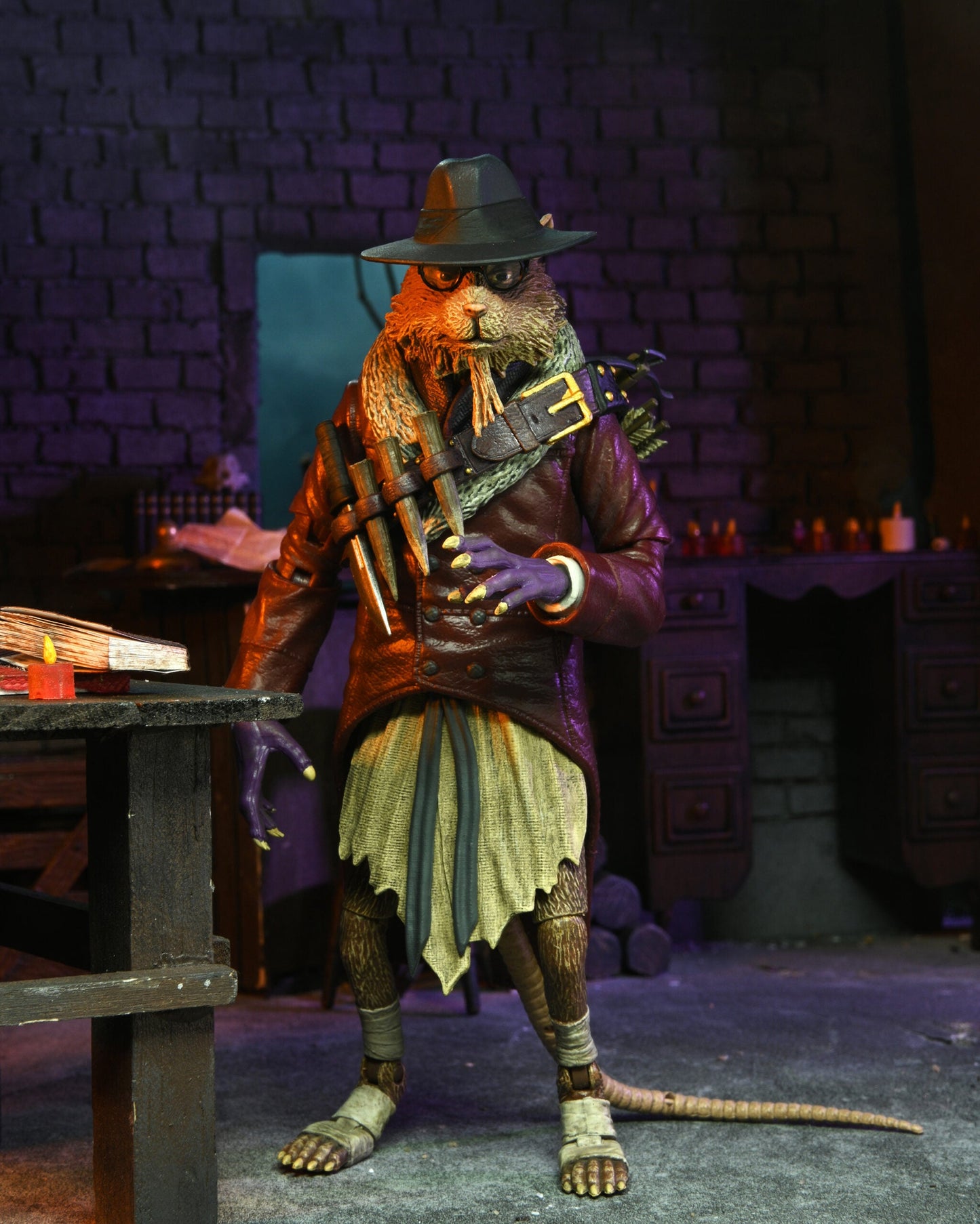 NECA Universal Monsters x Teenage Mutant Ninja Turtles - Ultimate Splinter as Van Helsing
