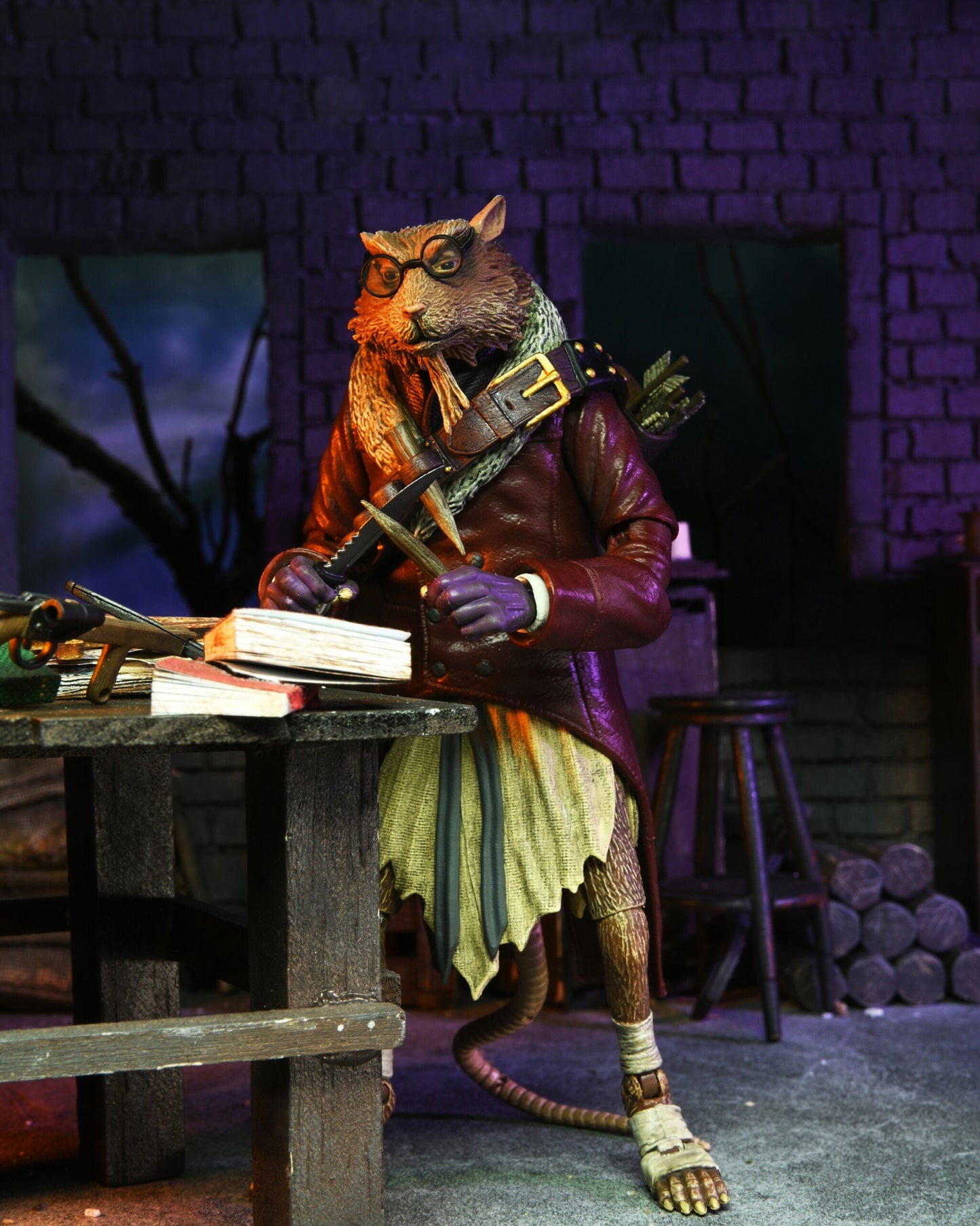 NECA Universal Monsters x Teenage Mutant Ninja Turtles - Ultimate Splinter as Van Helsing