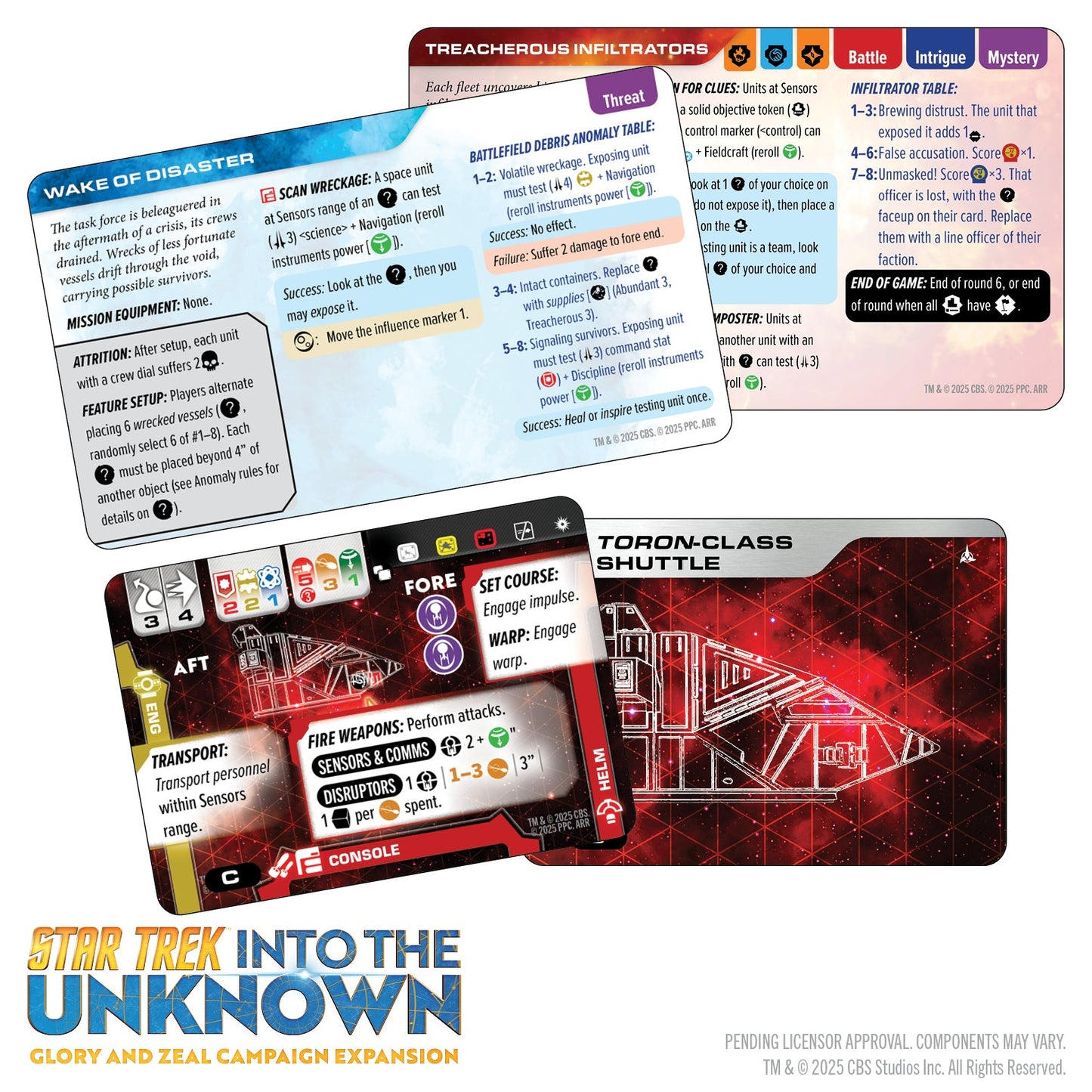 Star Trek: Into the Unknown - Glory and Zeal Expansion