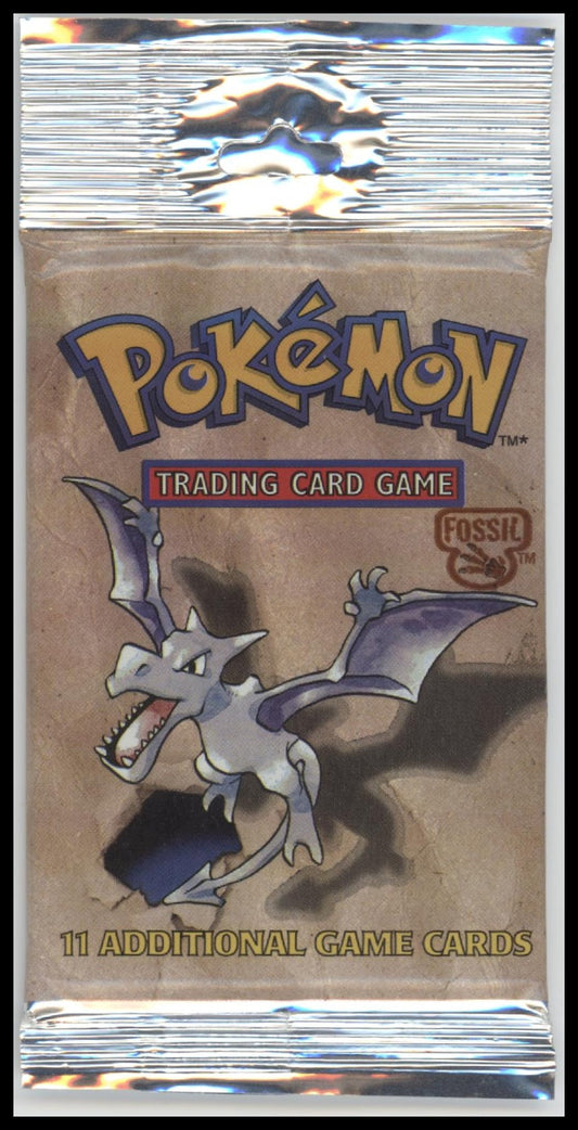 1999 WOTC Pokemon Fossil Unlimited Aerodactyl Booster Pack