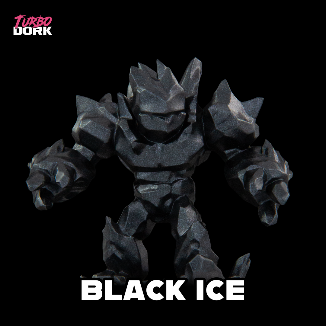 Turbo Dork: Metallic Acrylic Paint - Black Ice