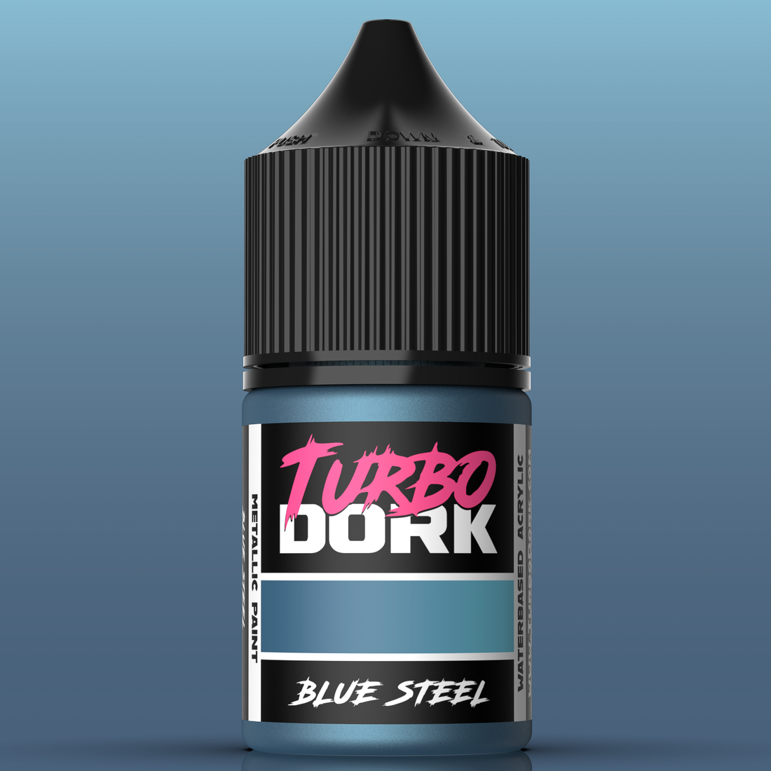 Turbo Dork: Metallic Acrylic Paint - Blue Steel
