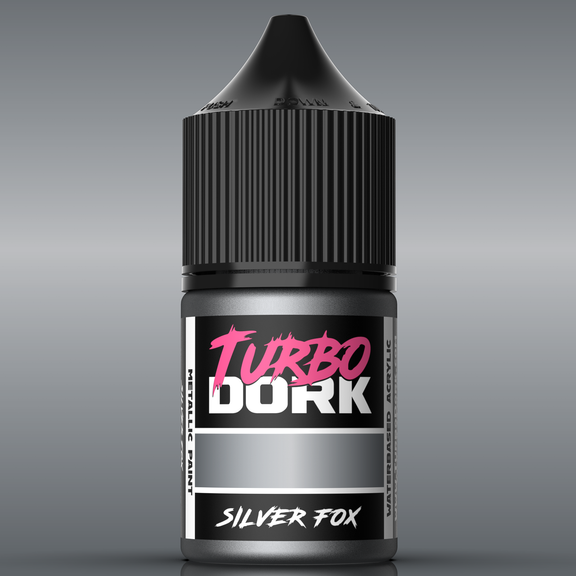 Turbo Dork: Metallic Acrylic Paint - Silver Fox