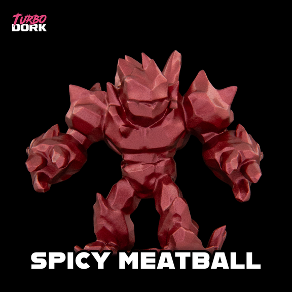 Turbo Dork: Metallic Acrylic Paint - Spicy Meatball