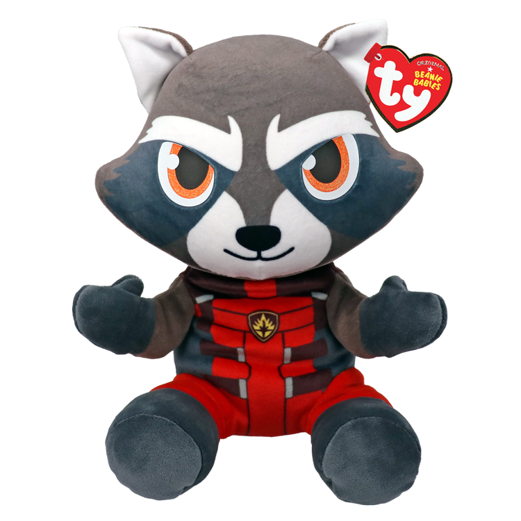 Ty Marvel Beanie Babies: Rocket - Medium