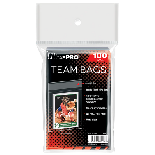 Ultra Pro Team Bags - Resealable (100ct)