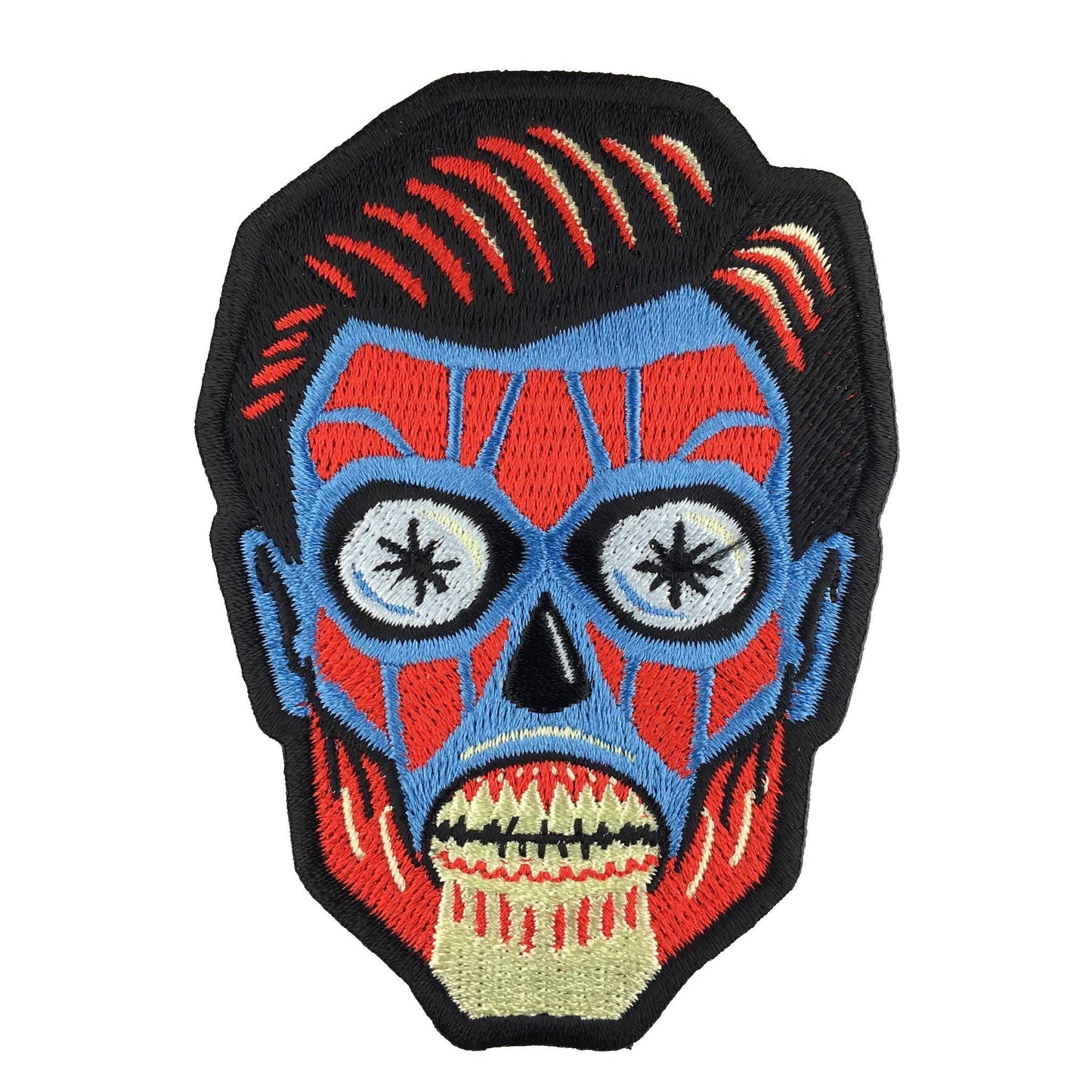 They Live Alien Head Patch: Iron-on