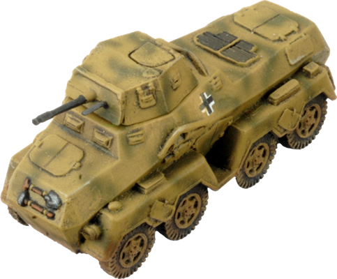 Flames of War: German SD KFZ 231 SS Scout Troops (Late War)