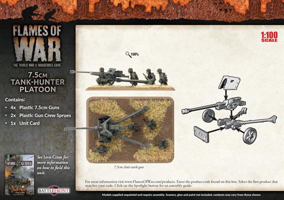 Flames of War: German 7.5cm Tank-Hunter Platoon (Mid War)