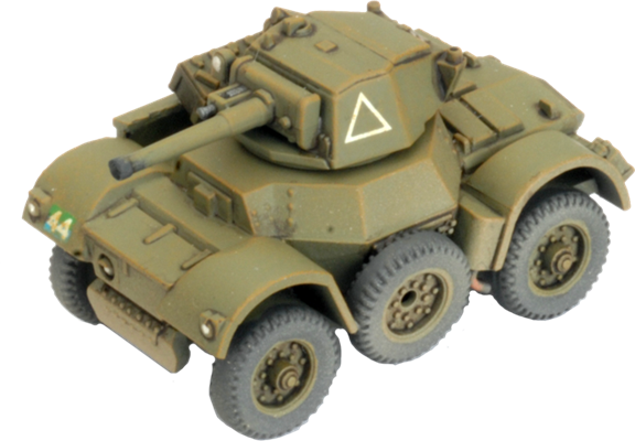 Flames of War: British Daimler Armoured Car Troop (Late War)
