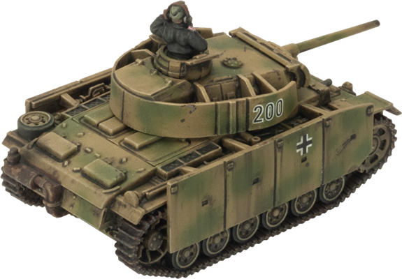 Flames of War: German Panzer III (Late) Tank Platoon (Mid War)