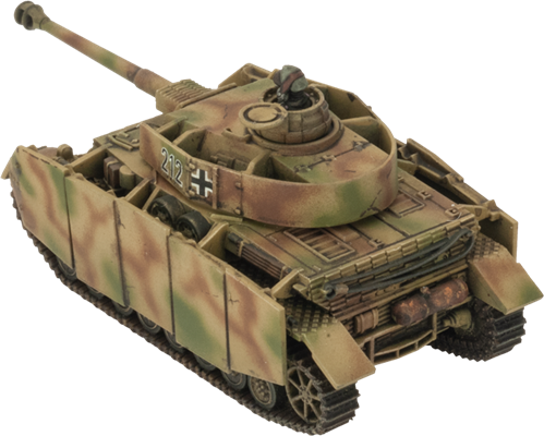 Flames of War: German Panzer IV (Late) Tank Platoon (Mid War)