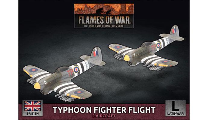 Flames of War: British Typhoon Fighter Flight (Late War)