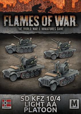 Flames of War: German SD KFZ 10/4 Light AA Platoon (Mid War)
