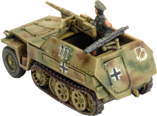 Flames of War: German SD KFZ 250 Transports (Late War)