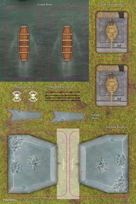 Flames of War: Bagration - River Assault Mission Terrain Pack