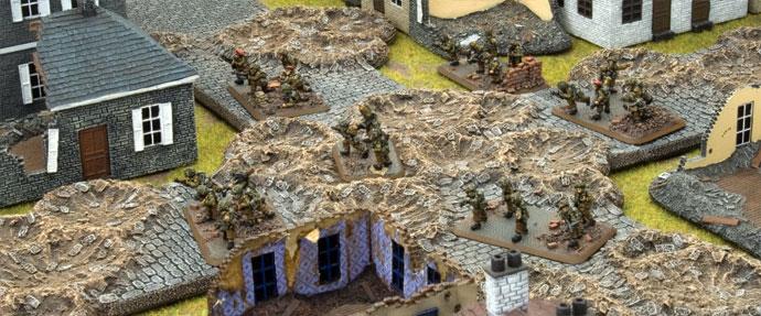 Flames of War: Cratered Cobblestone Roads