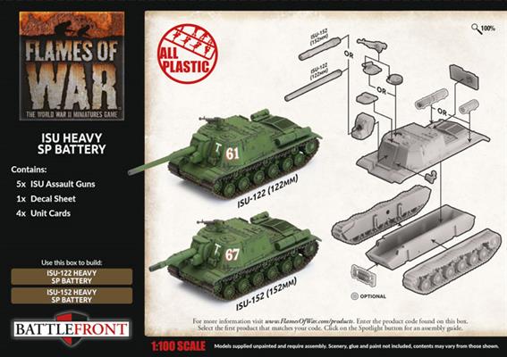 Flames of War: Soviet ISU Heavy SP Battery (Late War)