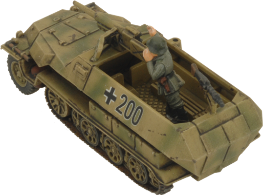 Flames of War: German SD KFZ 251 Half-Tracks (Mid War)