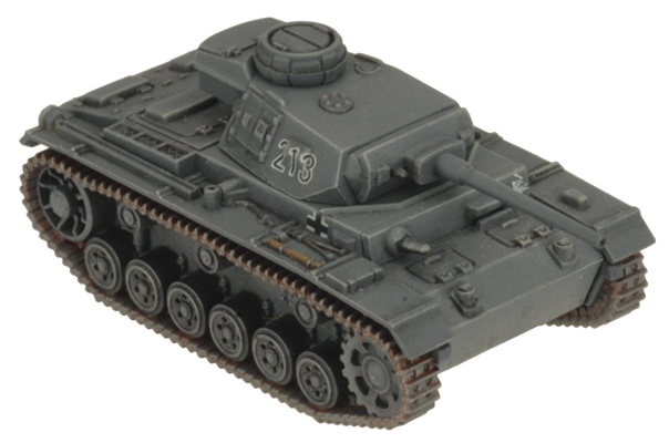 Flames of War: German Panzer III Tank Platoon (Mid War)