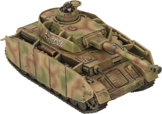 Flames of War: German Panzer IV (Late) Tank Platoon (Mid War)