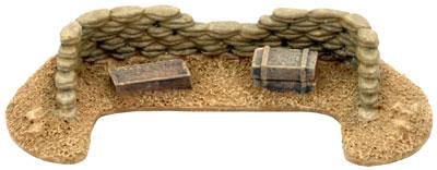 Flames of War: Desert Sandbags - Dug In Markers