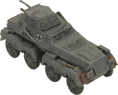 Flames of War: German SD KFZ 231 Heavy Scout Troop (Mid War)