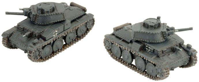 Flames of War: German Panzer 38(t) E/F (Uparmoured)  (Early War)