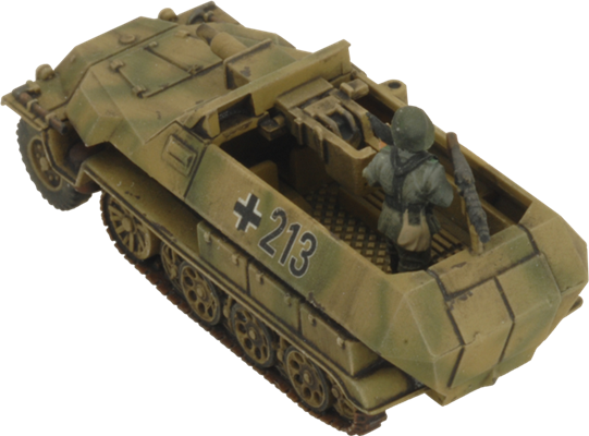 Flames of War: German SD KFZ 251 Half-Tracks (Mid War)