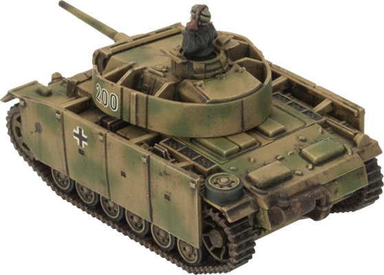 Flames of War: German Panzer III (Late) Tank Platoon (Mid War)
