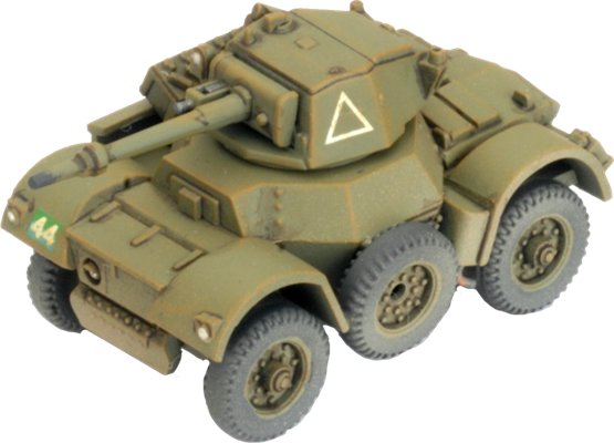Flames of War: British Daimler Armoured Car Troop (Late War)