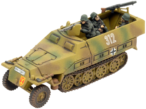 Flames of War: German SD KFZ 251 Transports (Late War)