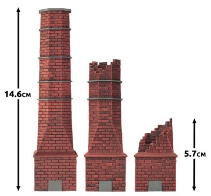 Flames of War: Factory Chimneys