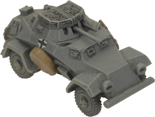 Flames of War: German SD KFZ 221 and 222 Light Scout Troop (Mid War)