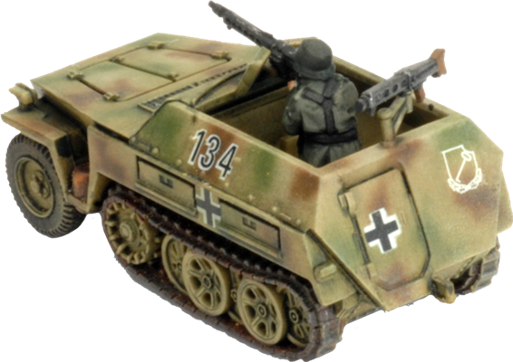 Flames of War: German SD KFZ 250 Transports (Late War)