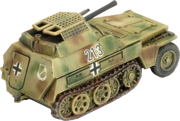 Flames of War: German SD KFZ 250 Scout Troop (Late War)