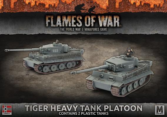 Flames of War: German Tiger Heavy Tank Platoon (Mid War)