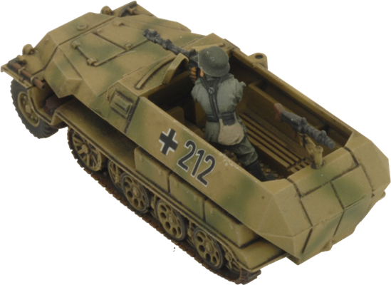 Flames of War: German SD KFZ 251 Half-Tracks (Mid War)